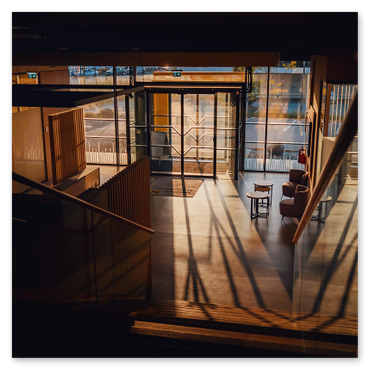 Porta scorrevole e accesso agevole