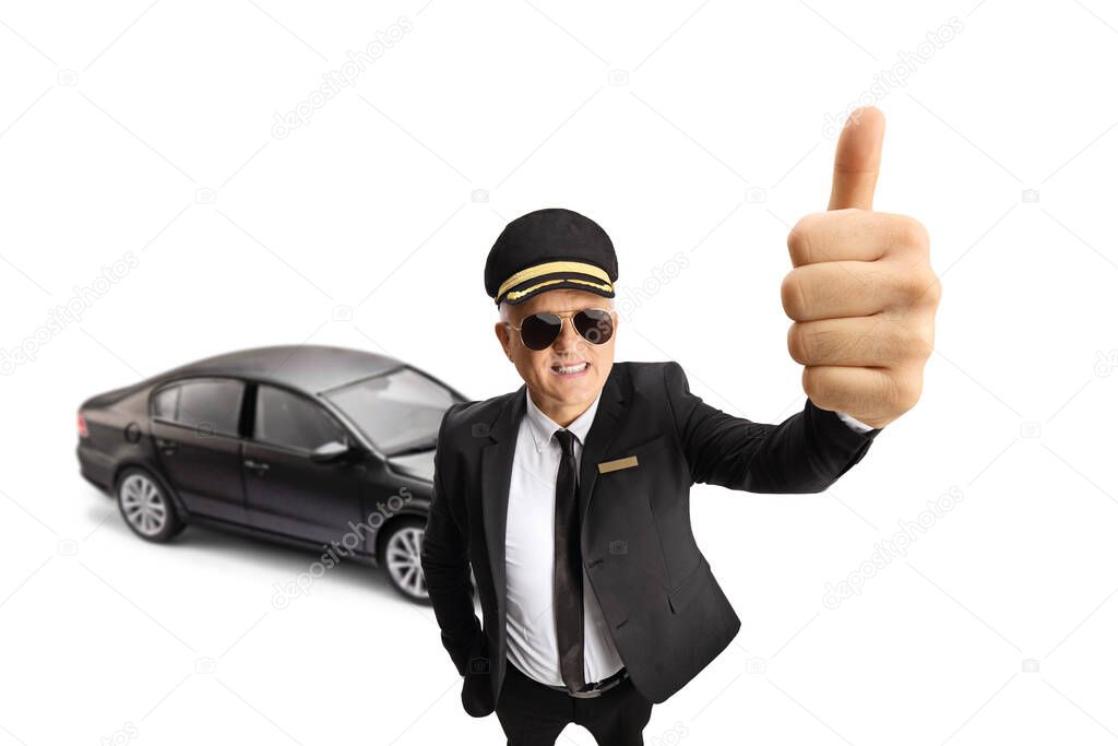 Autista professionale elegante